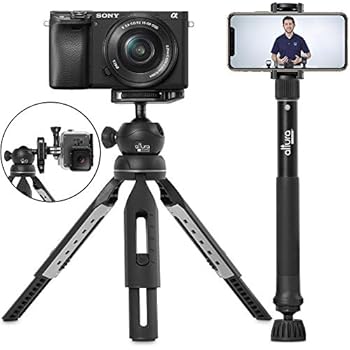 6 in 1 Monopod Tripod Kit by Altura Photo - Universal 55