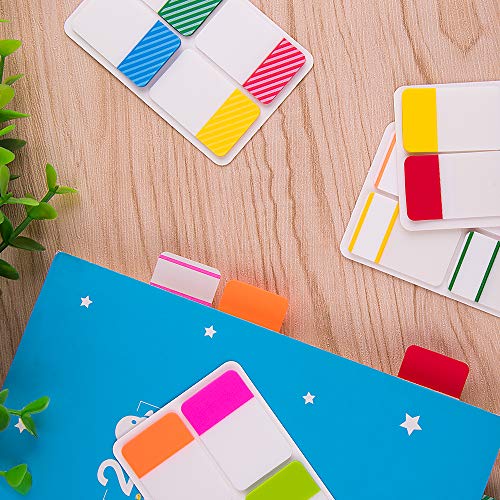 SIQUK 1200 x Sticky Index Tabs Repositionable Index Tabs