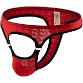 Tender Whisper Mens Open Front Thongs Lingerie Low Waist Triangle Briefs Underwear Underpanties Breathable Lingerie