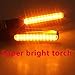 Yehard 4pcs Motorcycle 12LED Turn Signals,12V Universal Amber Blinkers Lights for any Harley Honda Yamaha Suzuki Kawasaki Custom Bike Cruiser Choppers(Waterproof, Anti-break)