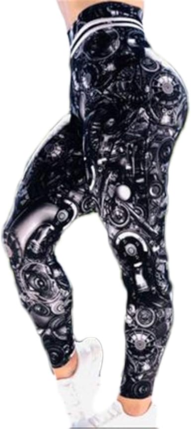 Lunule Pantalones Ajustados Mujer Deportivos de Cintura Alta ...