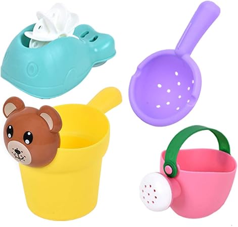 Amazon Sefod お風呂おもちゃ シャワー 水遊び 子供おもちゃ かわいい 動物 お風呂遊び 赤ちゃんおもちゃ ベビー用 子どもおもちゃ プール プレゼント 4点セット お風呂用おもちゃ おもちゃ
