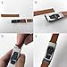 C2D JOY Leather Strap Compatible with vivofit&vivofit 2 Activity Tracker Bands Replacement Watchband with Metal Case-Brown(M&L)