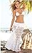 Moxeay® Women Bikini Swimwear Cover up Mesh Hollow Out Lace Crochet Dress (One Size, White)