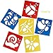 SUBANG 30 Pieces Painting Stencil Plastic Animal Drawing Spraying Templates for Kids Crafts, Five Different Patterns of Painting Templates,Washable Template for School Projects