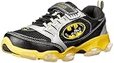 Stride Rite Batman Light-up Athletic Shoe(Infant/Toddler/Little Kid),Black/Yellow,12 M US Little Kid