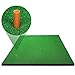 Forbidden Road Golf Practice Hitting Grass Mat with 2 Golf Tee Holes & 1 Golf Tee Rough Indoor Backyard Golf Pad Residential Golf Hitting Mat for Golf Swing Practice (5ft x 3ft)
