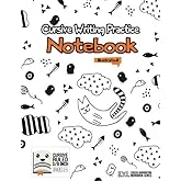 Cursive Writing Practice Notebook: An illustrated 3/8-inch ruled notebook for kids