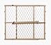 North States Diamond Mesh Wood Gate - Pressure Mount