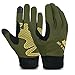 Vbiger Winter Gloves Touch Screen Gloves Outdoor Cycling Gloves For Men And Women (Army Green, L)