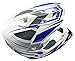 Vega Helmets VRX Advanced Off Road Motocross Dirt Bike Helmet (Blue Venom Graphic, Large)