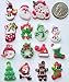 105 Christmas Loom Charms - Metal Clips Included in Separate Bag