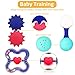 Biulotter 9 Pack Baby Teething Toys Infant Training Toy Case