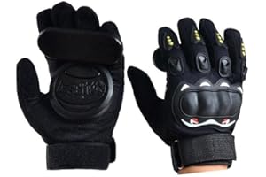 Longboard Slide Gloves Skateboard Gloves with Sliders Wear Resistant Downhill Sliding Gloves for Skateboarding