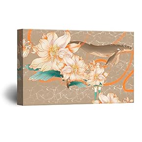 Hand Drawing Style Whale Flowers