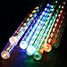 AGPtek 50cm 8 Tube 240 LEDs RGB Multi-color Meteor Shower Rain Lights Waterproof String for Wedding Party Christmas Xmas Decoration Tree