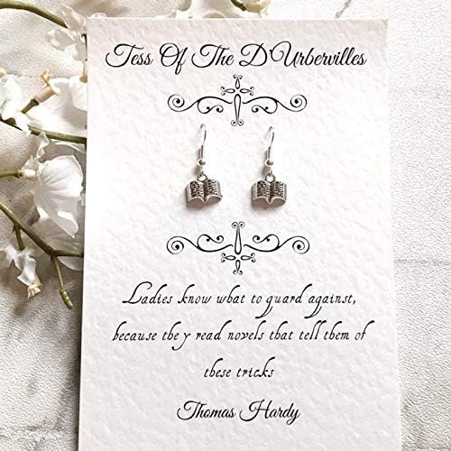 HandmadeTess Of The D'Urbervilles Book Earrings
