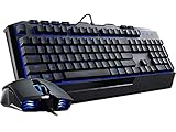 Cooler Master Devastator II - Blue LED Gaming Keyboard & Mouse Combo Bundle (SGB-3030-KKMF1-US)