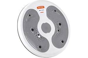 KYTO Waist Twister Disc, Waist Twist Board for Exercise Twisting Waist Disc with Counter Waist Twister for Women Belly Fat Body Shaping Fitness Twister Machine with Massage Foot Sole