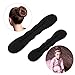 iWenSheng Strong Holder Hair Sponge, Upgraded Version, 4 Magic Beauty Hairstyle, Foam, Sponge, Donut Maker Ponytail Bun Twister Tie, 2 Large and 2 Small
