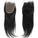 Eayon Hair® Peruvian Hair Top Closure Hand Made Lace Natural Straight Virgin Hair 8";10";12";14";16";18" Natural Color (Close to 1b) 35 Gram/ Pc