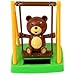 1 X Solar Powered Swinging Bear - Swings on Playground in Sunlight by Greenbriar International