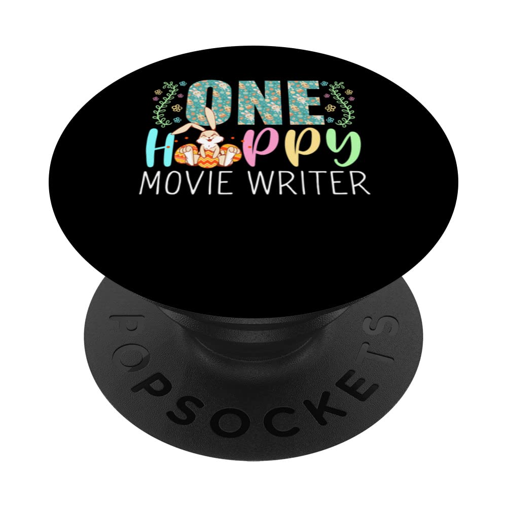 One Happy Easter Bunny Movie Writer Cute Puns PopSockets Swappable PopGrip