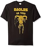 FEA Men's Eagles on Tour Skull T-Shirt, Black, X-Large