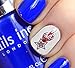 4th of July I Love America Nail Art Waterslide Decals Set #2 - Great for Memorial Day! - Salon Quality!