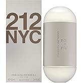 Carolina Herrera 212 Eau de Toilette Spray for Women, 3.4 Fluid Ounce