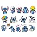 Cartoon Lilo & Stitch Stickers for Laptop Trendy Cartoon Waterproof Vinyl Water Bottle Notebook Snowboard Skateboard Luggage Bicycle Motorcycle Guitar Bike Decal Sticker 50pcs for Teens Kids (Stitch)