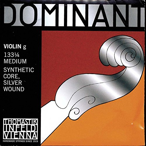 Thomastik-Infeld 133.13999999999999 Dominant Violin String, Single G String, 133, 1/4 Size, Silver Wound