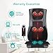 Naipo Back Massager Shiatsu Massage Chair Cushion Electric Seat Pad with Soothing Heat, Deep Kneading, Rolling, Vibration, Air Compression to Relieve Neck Shoulder Waist Back Pain