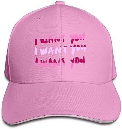 Fiveisme Unisex Fashion Sanwich Cap I Want You Ultimate Popular Visor Caps Trucker Cap Cool Adjustable