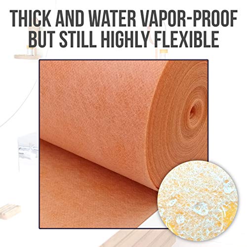 Waterproof Membrane 5 inches x 98.5 feet Waterproof Strip, Water