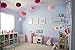 S-Shine Set of 3 Tissue Pom Poms Party Decorations for Weddings, Birthday Parties Baby Showers and Nursery Décor (16-inch Diameter, Misterious Black)