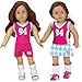 Sophia's Doll Clothes Sports Uniform & Equipment | Fits 18 Inch Dolls | Tank, Shorts, Skort, Shin Guards, Basketball, Field Hockey, Lacrosse