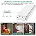 Closet Lights, Super Bright LED Motion Sensor Light Indoor with 3200mAh Battery, 16in Rechargeable Under Cabinet Lights for Closet/Wardrobe, Stick-on PIR Night Lighting Warm White (3 Pack)