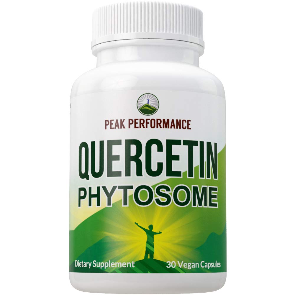 Quercetin Phytosome Vegan Capsules - Pure Quercetin Rich Sophora Japonica Extract for Max Absorption.