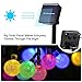 Litake Solar String Lights, Waterproof outdoor Globe Lights,8 Modes Fairy Orb Crystal Ball Lighting for Christmas Trees, Garden, Patio, Wedding(20ft-8 Modes-Multicolor)