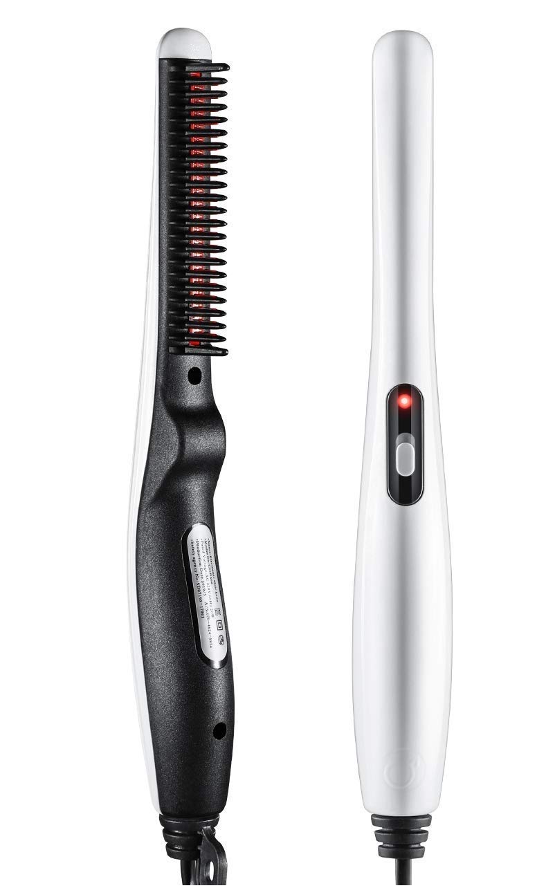 ADTALA Beard and Hair Straightening Brush Electric Comb for Men