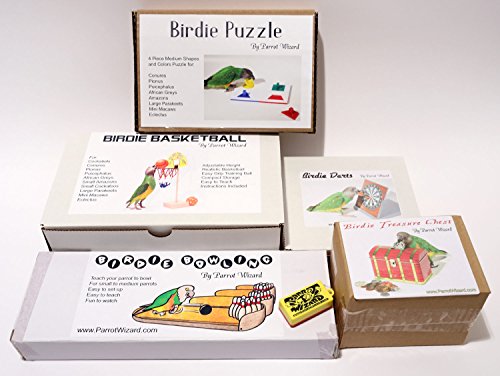 Parrot Wizard Trick Training Gift Basket