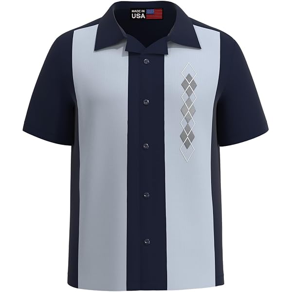 Amazon.com: Lucky Paradise Mens Camp Shirt, Vintage Cuban Style