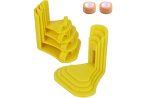 LimCryspp 8Pcs Veterinary-Grade Chicken Leg Splint & Adjustable Poultry Brace – Treats Broken Feet, Curled Toes, Bumblefoot, 