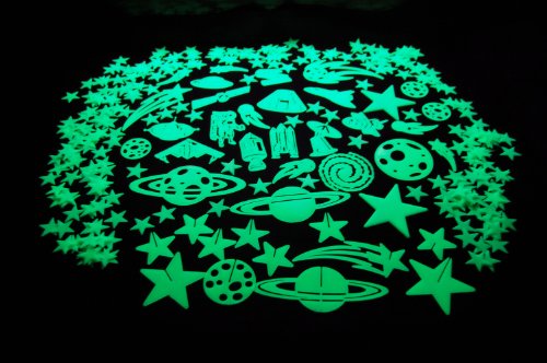 DirectGlow LLC Educational Products - 300 Piece Glow in the Dark Stars - Over 300 pieces of glow in the dark fun!