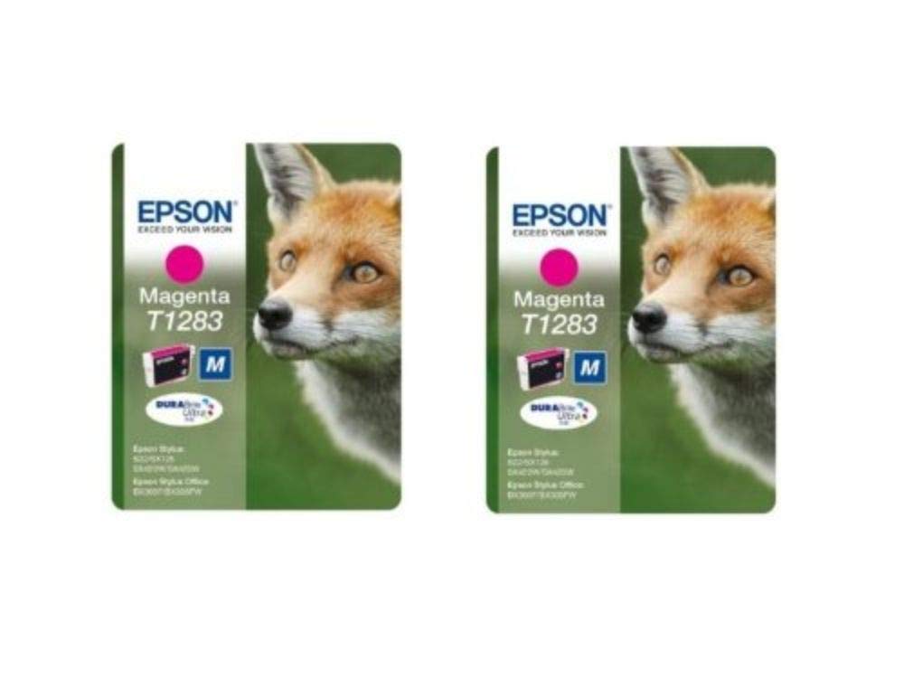 Epson Original T1283 Ink Cartridge, Magenta (Twin Pack), Genuine