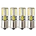HRYSPN 4PCS 1141 LED Bulb 12V, Waterproof design, BA15S Bayonet Single Contact Base for Landscape RV Camper Interior Marine Boat Trailer Lights, Daylight White 6000K