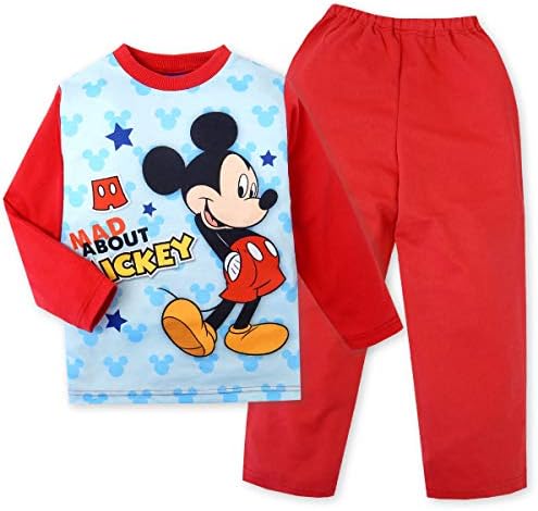 男児 キッズ 長袖 パジャマ ディズニー Disney 上下組 Yg 0226 ラッピング 男の子 子供服 ミッキーマウス
