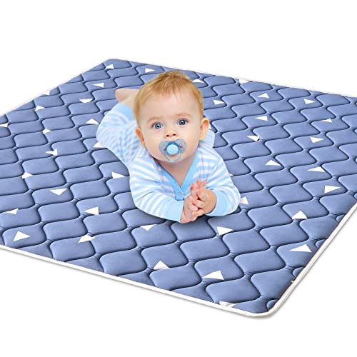 Premium Foam Baby Play Mat 59" X 59", Thicken OnePiece Crawling Mat
