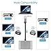 USB3.0 to HDMI VGA Adapter Dual Output, USB to VGA HDMI HD 1080P Converter Cable for Windows 7/8/10 Computers